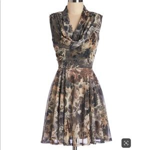 Gorgeous Floral Mystic Cowl Dress